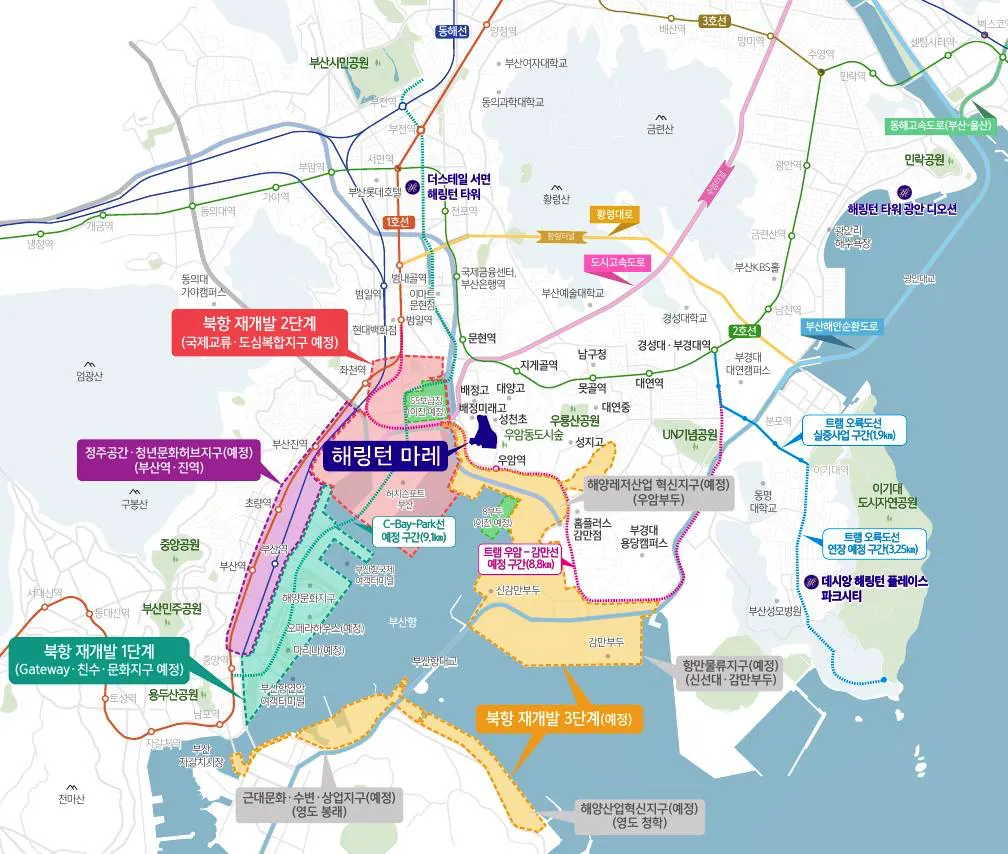 우암동 해링턴마레 1 우암동 해링턴마레 지도